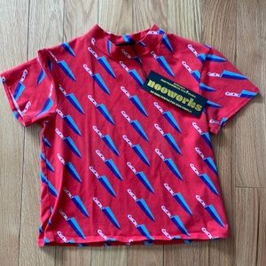 NWT Nooworks Mock Neck Knives Shirt